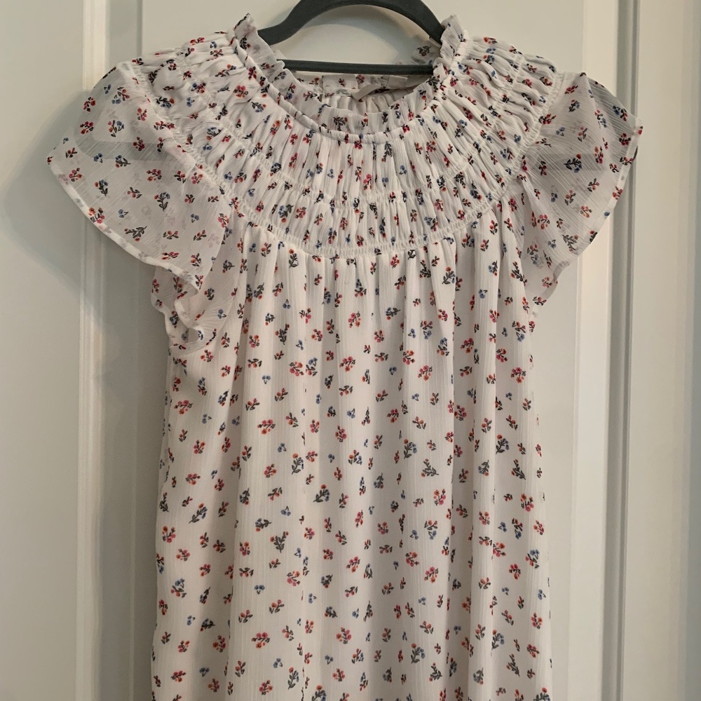 NWOT Loft Floral Blouse